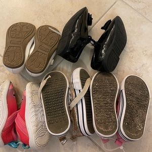 Size 6 toddler girl shoe bundle